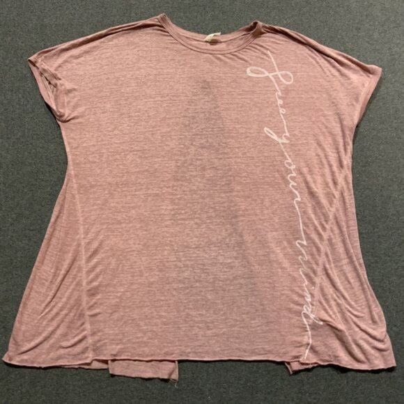 Free‎ People Movement Free Your Mind Oversized Comfy Shirt Top X-small - Picture 1 of 6